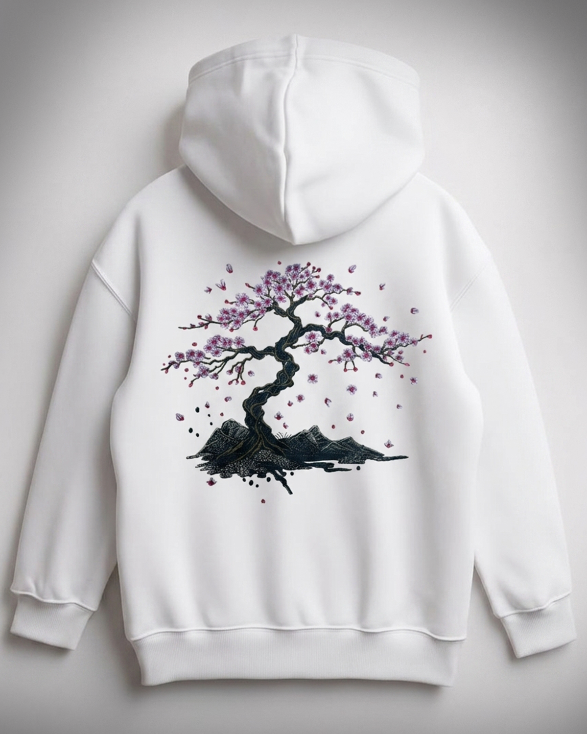 Hoddie Sakura - Blanco