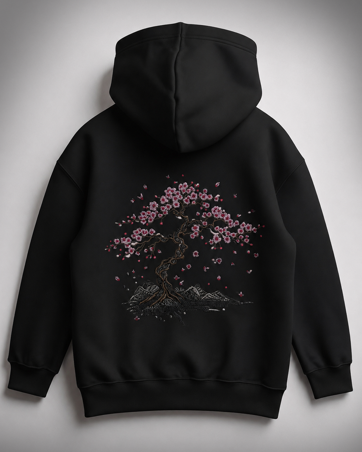 Hoddie Sakura - Negro