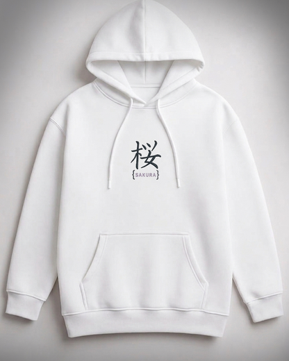 Hoddie Sakura - Blanco