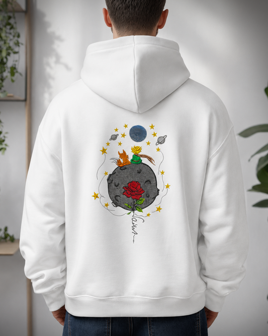 Hoddie El Principito - Blanco
