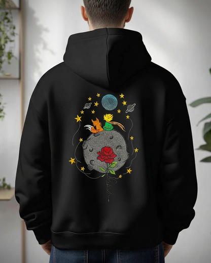 Hoddie El Principito - Negro